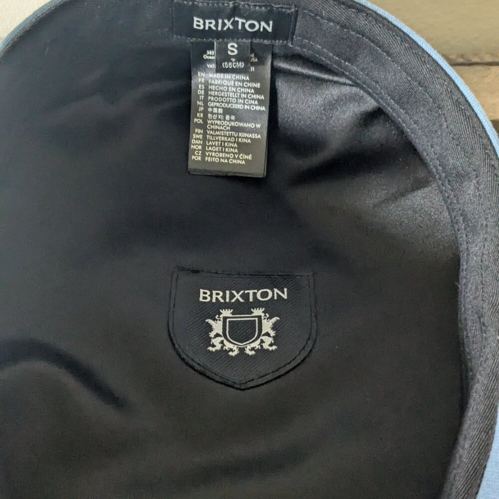 Brixton Blue Fiddler Cap Size Small Womens - Picture 2 of 4